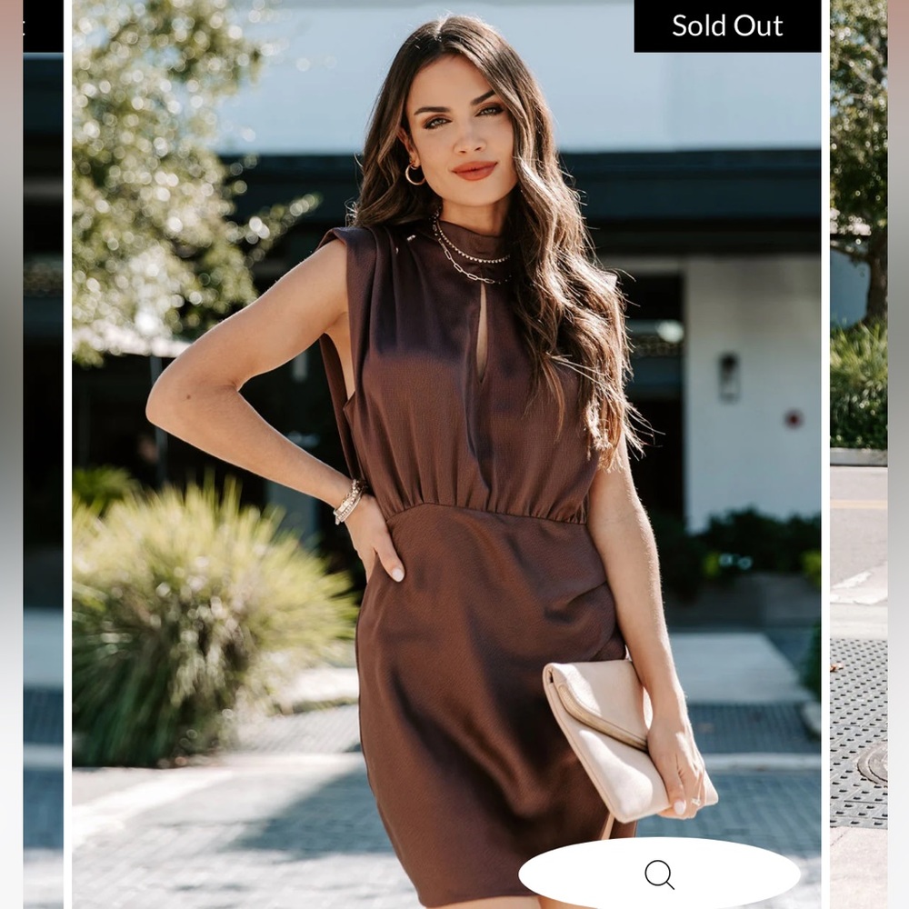 Chocolate brown dress NWT